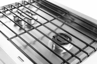 Anafe Industrial 2 Hornallas - Rejas Hierro Redondo