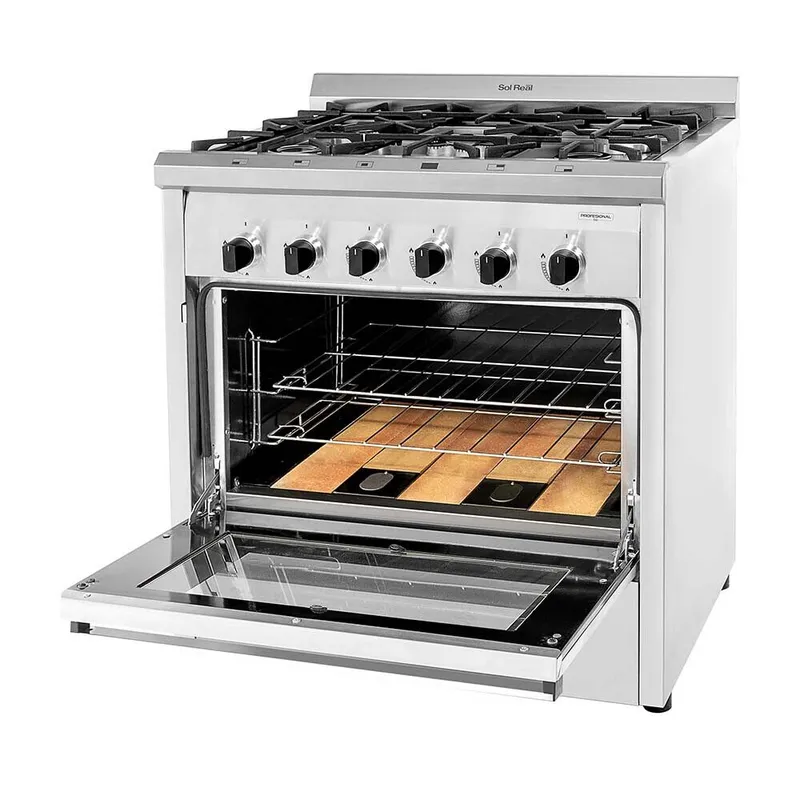 Cocina Profesional 4 Hornallas 86cm