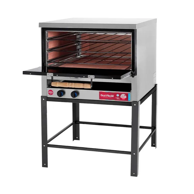 Horno Pizzero 12 Pizzas - Puerta Vidrio