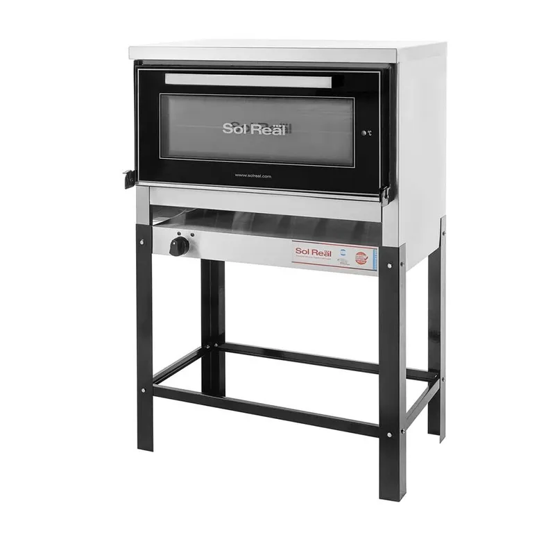 Horno Pizzero 4 Pizzas Compacto Sol Real